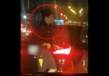 ควง1รอบ! หนุ่มทุบรถเบนซ์บนถนนบางนา-ตราด ฉุนถูกบีบแตรไล่