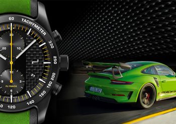 Chronograph GT3 RS นาฬิกาสำหรับผู้เป็นเจ้าของ รถ Porsche T3 RS เท่านั้น