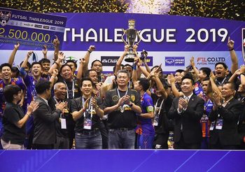 การท่าเรือ เอเอสเอ็ม ซิวแชมป์ฟุตซอลลีก2019 พ่วงแข้ง-โค้ชยอดเยี่ยม