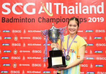 ครีม, โอ็ต มาตามนัด ตบคว้าแชมป์ เอสซีจี ออลไทยแลนด์ แบดมินตัน แชมเปี้ยนชิพ 2019