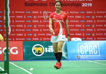 ครีม ตบสบายเข้าชิงฯอีกปี ศึก เอสซีจี ออล ไทยแลนด์ แบดมินตัน แชมเปี้ยนชิพ 2019