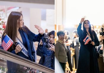 ฟ้าใส ปวีณสุดา เดินทางเข้ากอง มิสยูนิเวิร์ส 2019 พร้อมสู้ศึกชิงมงที่ 3