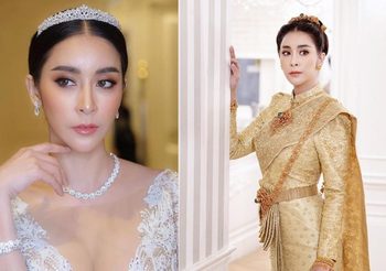 ชุดแต่งงาน ใหม่ สุคนธวา จัดเต็ม 5 ชุด สวยหรูดูแพง จากห้องเสื้อดัง