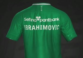 ย้ายแล้ว? อิบราฮิโมวิช โพสต์เสื้อแข่งทีมบ้านเกิดที่มีชื่อตัวเอง ในโซเชี่ยล