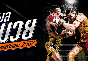 ผลมวย วันจันทร์ที่ 4 พฤศจิกายน 2562
