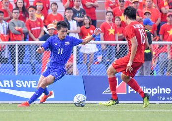 บอลไทยขาลง… นำ2ลูกโดนเหงียนเจ๊า2-2…ตกรอบแรกซีเกมส์2019