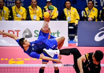 ตะกร้อไทยประเดิมสวย ชนะ มาเลเซีย ทั้งชายและหญิง ลุ้นทองทีมเดี่ยวซีเกมส์