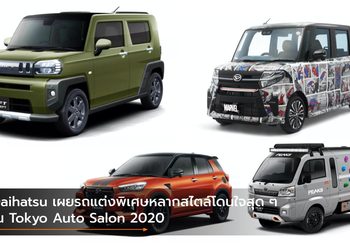Daihatsu เผยรถแต่งพิเศษหลากสไตล์โดนใจสุดๆ ใน Tokyo Auto Salon 2020