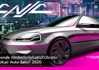 Honda เปิดลิสต์รถเด่นสุดว้าวในงาน Tokyo Auto Salon 2020
