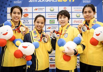 ไทยชิงกันเอง! นักตบลูกเด้งสาวไทย คว้าทองเทเบิลเทนนิสหญิงคู่ ซีเกมส์ 2019