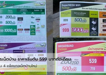 เช็คโปรแพ็คเกจเน็ตบ้านจากค่าย AIS ให้ความเร็วสูงสุดถึง 1Gbps