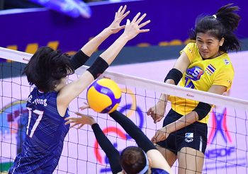 น่าเสียดาย! ลูกยางสาว ทีมชาติไทย พ่ายโสมขาว 0-3 เซต ชวดตั๋วสุดท้ายลุยโอลิมปิก 2020