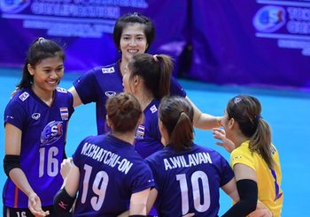ลูกยางสาวไทย ชนะ คาซัคสถาน 3-1 เซตเข้ารอบชิงชนะเลิศคัดโอลิมปิก