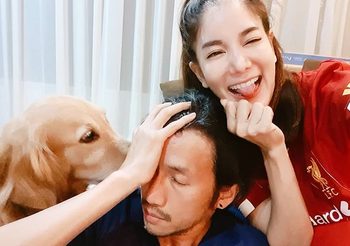 ต่างอารมณ์! ‘ตูน-ก้อย’ อัพไอจีหลังเกม ลิเวอร์พูล บุกไปเฉือน สเปอร์ส 1-0