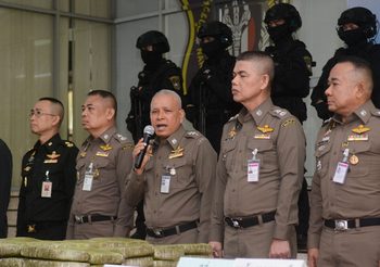 บช.ปส.แถลงจับกุมขบวนการค้ายาเสพติด