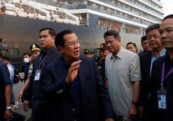กัมพูชา ยัน ไม่พบผู้ติดเชื้อไวรัสโควิด-19 บนเรือเอ็มเอส เวสเตอร์ดัม