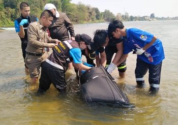 ตร. รู้แล้ว ชิ้นส่วนศพซุกกระเป๋าเดินทาง ถูกทิ้งแม่น้ำปิง
