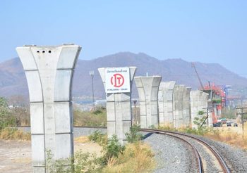 เผยภาพความคืบหน้า รถไฟทางคู่ ช่วงมาบกะเบา – ชุมทางถนนจิระ