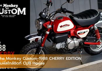 The Monkey Custom-1988 CHERRY EDITION สัมผัสใกล้ชิดที่ CUB House