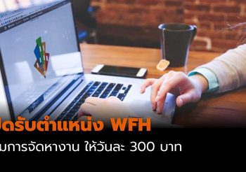 กรมการจัดหางาน เปิดรับตำแหน่ง WFH ให้วันละ 300