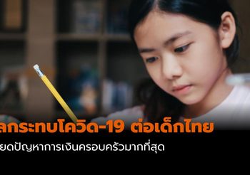 ยูนิเซฟ สำรวจผลกระทบโควิด-19 ต่อเด็กไทย พบเครียดปัญหาการเงินครอบครัวมากสุด