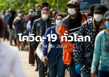 สถานการณ์โควิด-19 ทั่วโลก – 18 ก.ค. 63