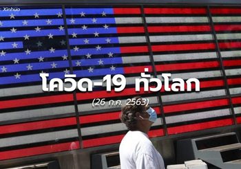 สถานการณ์โควิด-19 ทั่วโลก – 26 ก.ค. 63