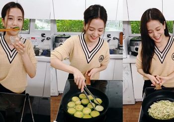 Jisoo ไลฟ์ทำอาหาร ยอดคนดูสูงสุดของรายการ Tasty Square และผักขายหมดอย่างรวดเร็ว