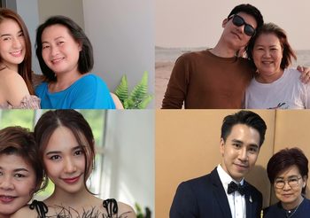 โมเมนต์น่ารัก แม่-ลูก นักแสดงและผู้ประกาศ ช่อง MONO29