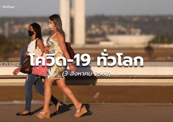 สถานการณ์โควิด-19 ทั่วโลก – 3 ส.ค. 63