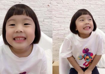 น่ารัก น้องเป่าเปา ตัดผมทรงมารุโก๊ะ