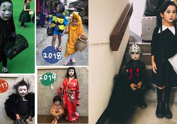 ผีหัวตะปู หนูน้อยเหมิงเหมิง-เมียงเมียง ขวัญใจคอสตูมฮาโลวีนมาแล้ว