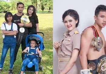 เรื่องความรักของ 2 สุดยอดมวยลูกเขยบ้านเดียวกัน “สามเอ-ซุปเปอร์เล็ก”