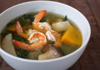 สูตร แกงเลียงผักรวมกุ้งสด เมนูเพื่อสุขภาพ มีประโยชน์ทุกหยดของน้ำแกง