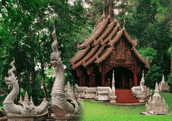 สวยดั่งต้องมนต์สะกด “วัดหลวงขุนวิน” วัดเก่าแก่กลางป่าลึกอายุกว่า 700 ปี