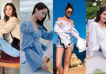เทรนด์แฟชั่นเสื้อแขนพอง จาก 10 ดาราสาว แมทช์ยังไงให้ปัง