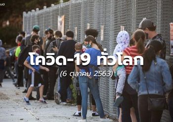 สถานการณ์โควิด-19 ทั่วโลก – 6 ต.ค.