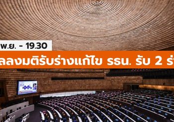 ลงมติ พิจารณาร่างแก้ไข รธน. 7 ฉบับ (วาระที่ 1)