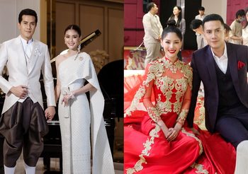เก็บตกภาพงานแต่ง เป้ วงมายด์ เข้าพิธีวิวาห์สุดหวานชื่น
