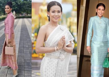 6 ไอเดียใส่ชุดไทย สำหรับสาวผิวสีน้ำผึ้ง สไตล์ “กาละแมร์ พัชรศรี”