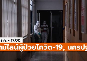 สรุปไทม์ไลน์ผู้ป่วยโควิด-19 จ.นครปฐม จำนวน 2 ราย
