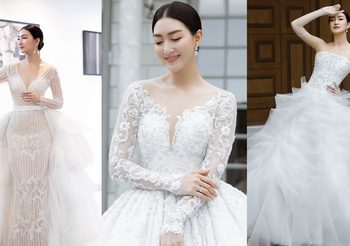 แพนเค้ก เขมนิจ สวยออร่าจับรับวาเลนไทน์ เฉิดฉายในลุคเจ้าสาว