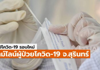 สรุปเคส-ไทม์ไลน์ โควิด-19 จ.สุรินทร์ (ล่าสุด)