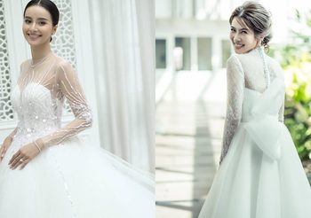 เจ้าสาวสายหวาน อย่าพลาด ชุดแต่งงานแบรนด์ไทย เชอซี เรียบโก้งดงาม
