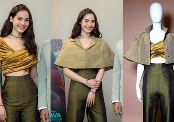 แรงบันดาลใจจาก ตะเบงมาน สู่ ชุดผ้าไหมไทย ญาญ่า อุรัสญา