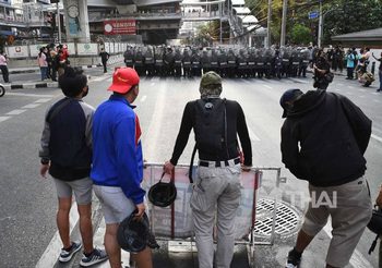 เหตุวุ่นวาย หน้าสถานทูตเมียนมาร์ ประจำประเทศไทย