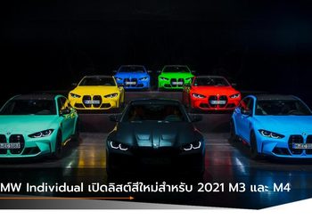 BMW Individual เปิดลิสต์สีใหม่สำหรับ 2021 M3 และ M4