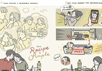 เบอร์ทอลลี่® ปล่อยซีรี่ส์ “เคล็ดลับทำอาหารฉบับชาวคอนโด” จับมือ Reenp นักวาดภาพประกอบสไตล์มินิมอลลายเส้นน่ารัก