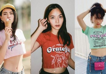 ตามไปส่อง เสื้อยืดครอป ซัมเมอร์ไอเทม สุดฮิตที่เหล่าคนดังพากันหยิบมาใส่