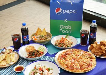 เป๊ปซี่ และแกร็บฟู้ด จัดใหญ่เอาใจสายกิน ผ่านแคมเปญ “GrabFood x Pepsi เพื่อนซี้จัดให้ ปี3”ยกทัพความอร่อยและโปรโมชั่นเด็ดเหมือนมีเพื่อนซี้รู้ใจในทุกช่วงเวลาอาหารตลอดปี 2564